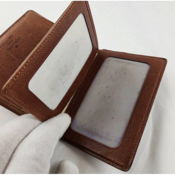 Authentic Louis Vuitton Brown Monogram ID Card Case - Picture 9 of 16